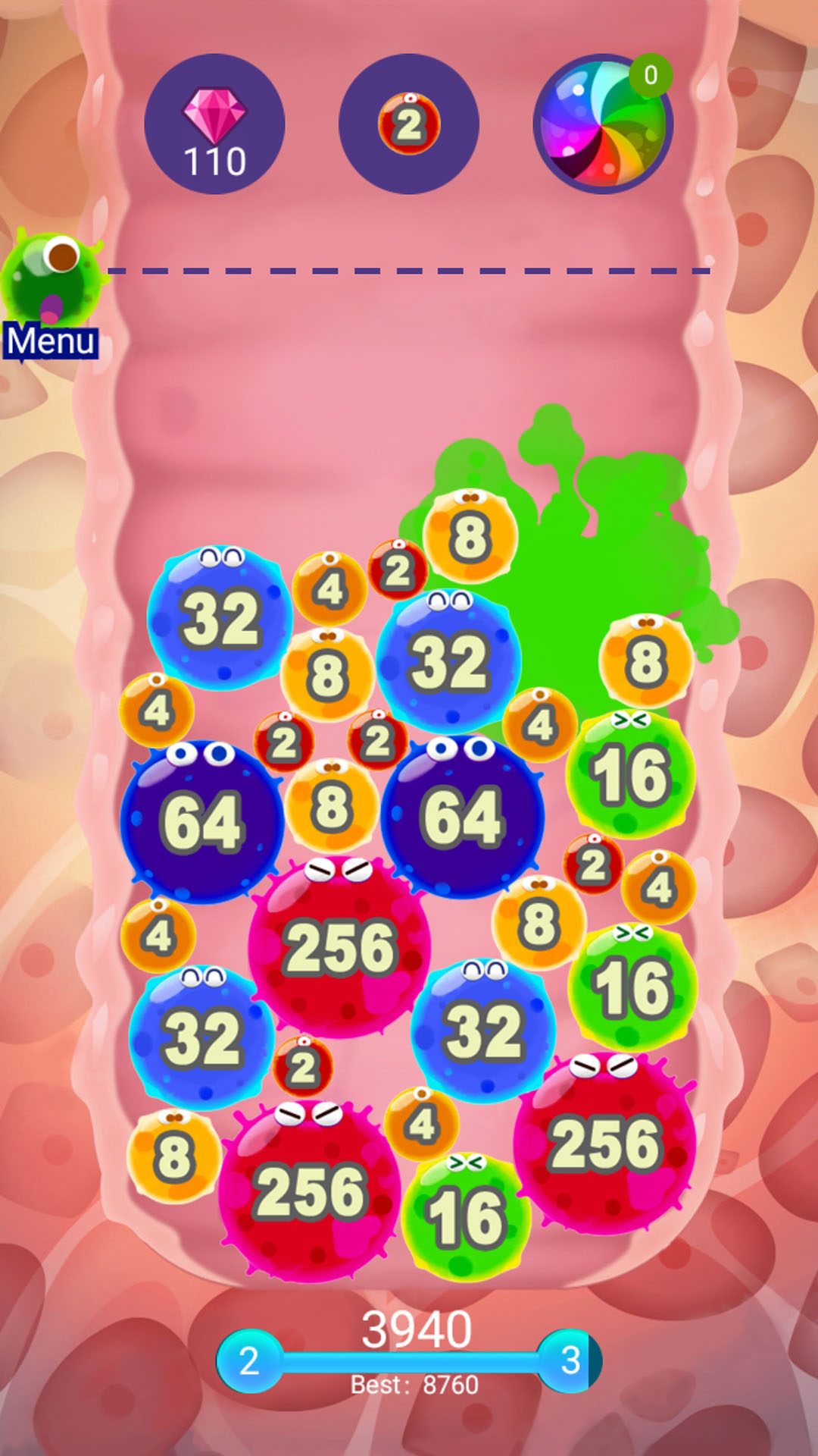 细菌2048