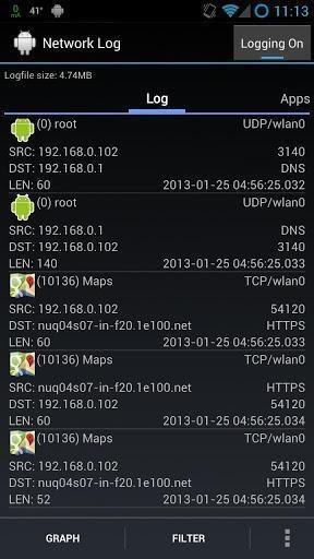 网络日志(Network Log)  v2.25.1图1