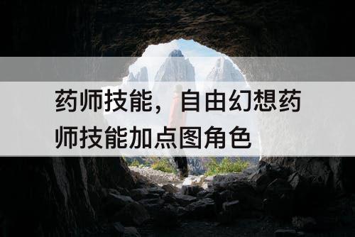 药师技能，自由幻想药师技能加点图角色