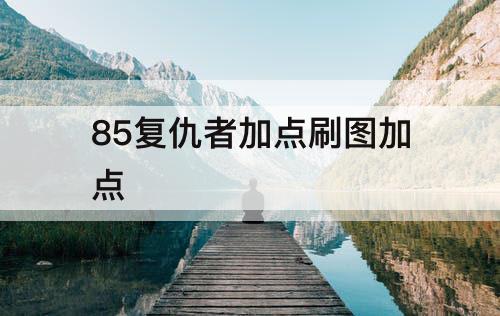85复仇者加点刷图加点