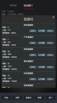 模拟经营我的直播公司  v9.0图4