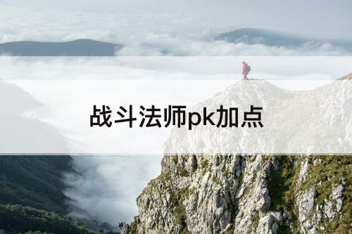 战斗法师pk加点