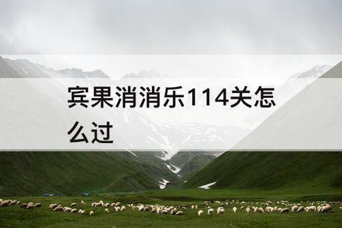 宾果消消乐114关怎么过