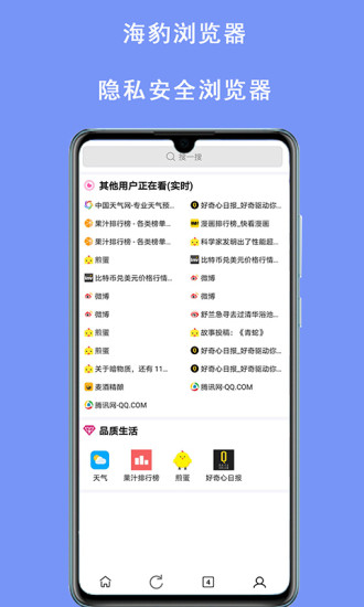 海豹浏览器  v1.0.0图2