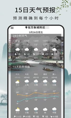 一毫天气预报  v1.0.2图2