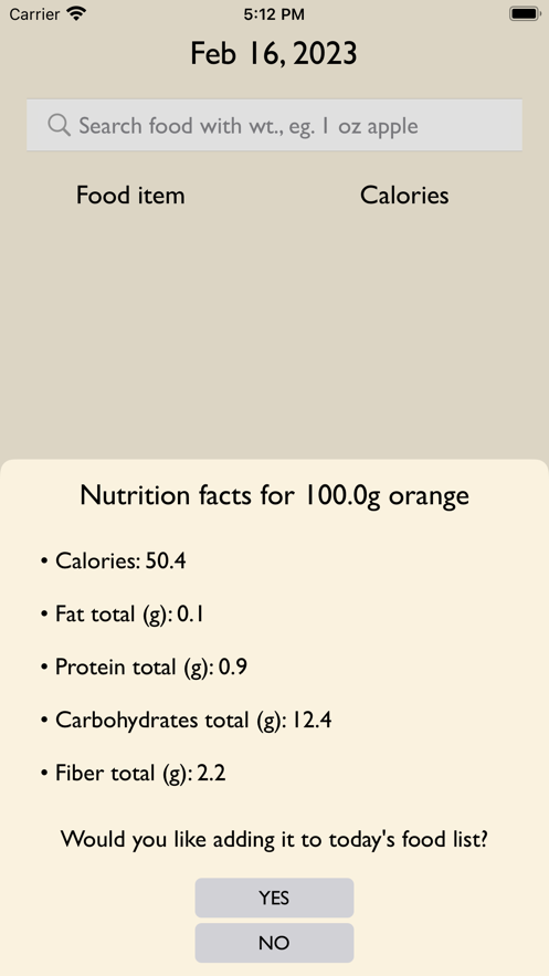 食物追踪器安卓下载  v1.0图3