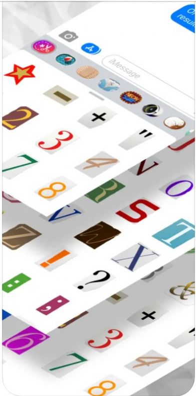 字母片段贴纸套装手机版  v1.0.0图1