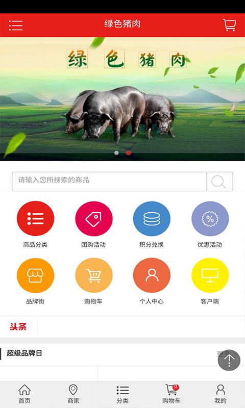 綠色豬肉