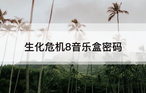 生化危机8音乐盒密码