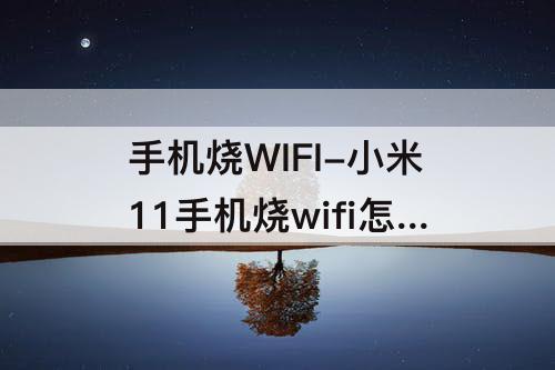 手机烧WIFI-小米11手机烧wifi怎么办