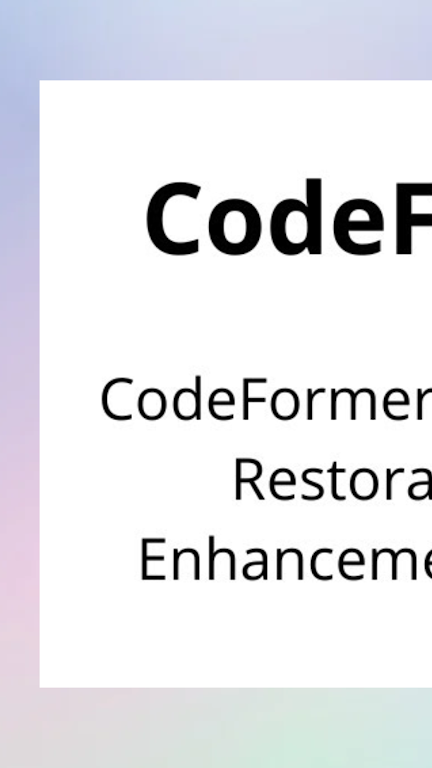 codeformer安卓版手机  v1.9图1